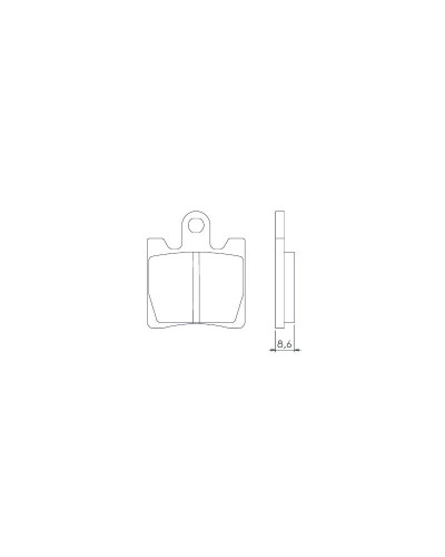 Brenta тормозные колодки kh283/kh423 (золотые) (ft 4018)