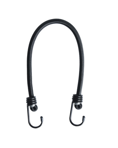Oxford лента для фиксации багажа (багажный экспандер) model bungee 10mm x 450mm/18' цвет черный