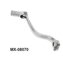 Psychic рычаг переключения передач для kawasaki kx 65 (2000–2023), suzuki rm 65 (2003–2005) (oem: k1315-61347; k1324-21366), кованый алюминий, серебристый (ан
