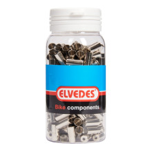 Elvedes алюминиевый наконечник брони тормоза (5mm) цвет серебряный сборная упаковка 200