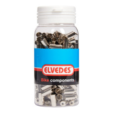 Elvedes алюминиевый наконечник брони тормоза (5mm) цвет серебряный сборная упаковка 200