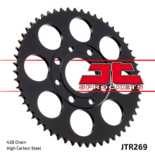 Jt задня зірка 269 44 honda cg 125 '02-'05, cm 125 '82-'97, cb 125t '82-'88, daelim vc 125 '96-'99 (26944jt) (ланцюг 428)