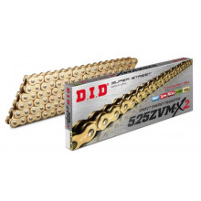 Did цепь приводная 525zvmx2gg-88 (88 звено) x-ring золотой / золотой (525zvmxgb88) открытый