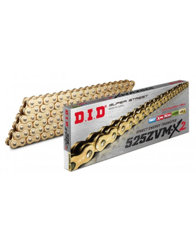 Did цепь приводная 525zvmx2gg-88 (88 звено) x-ring золотой / золотой (525zvmxgb88) открытый
