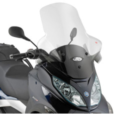 Kappa скло piaggio mp3 300 sport '08–'17, mp3 500 business '08–'17, mp3 300/500 business/sport '12–'14 (75 × 65 см) прозоре