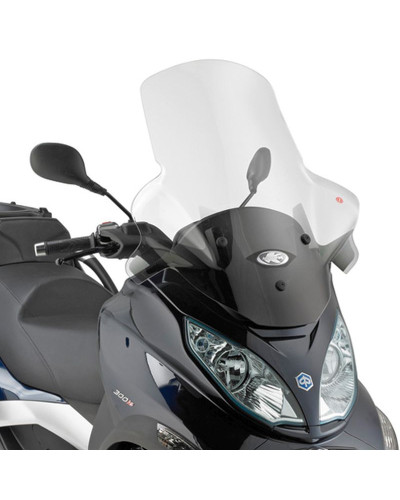 Kappa стекло piaggio mp3 300 sport '08-17, mp3 500 business '08-'17, mp3 300/500 business/sport '12-'14 (75 × 65 см) прозрачное
