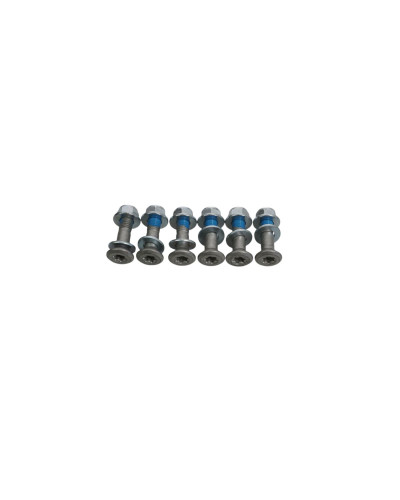 Accel комплект болтов задней звезды с гайками (6 штук) m8 x 1,25 x 32mm (torx)