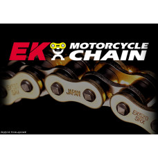 Ek цепь приводная ek428shdr 140 cross (do 125ccm) (22,2kn) (made in japan) (застежка)