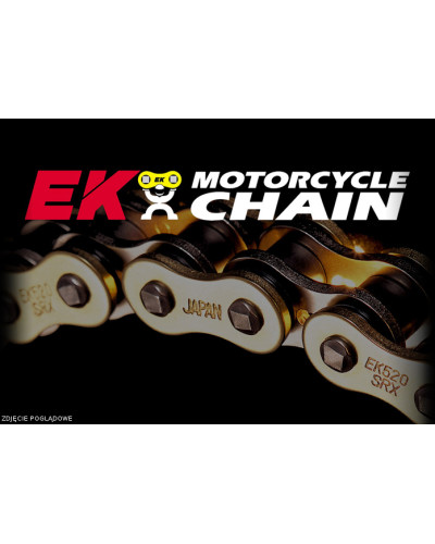 Ek цепь приводная ek428shdr 140 cross (do 125ccm) (22,2kn) (made in japan) (застежка)