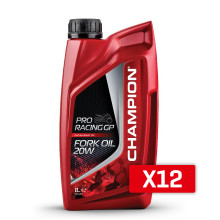 Champion олива для телескопів / амортизаторів / підвіски proracing gp fork oil 20w 1l(синтетична) (akc)
