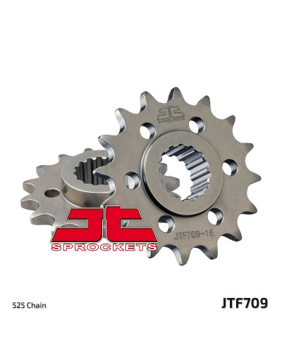 Jt передняя звезда 2150 16 aprilia 750/900 dorsoduro/abs '07-'19, shiver/gt/abs '07-'19, 1200 dorsoduro/abs '11-'16 (215016jt) (цепь 525