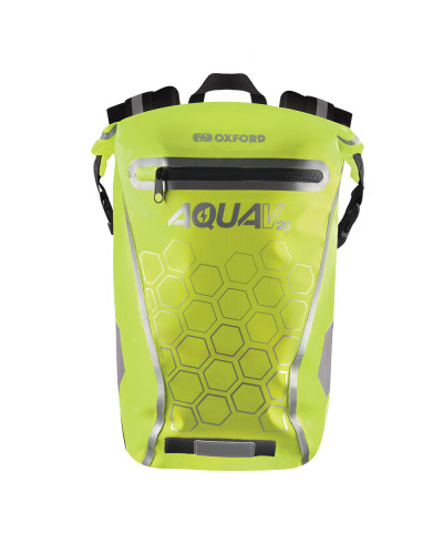 Oxford водонепроницаемый рюкзак model aqua v-20 объем 20l цвет желтый fluo/белый