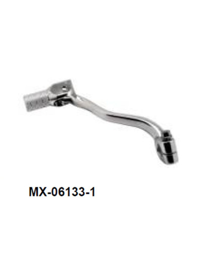 Psychic важіль перемикання передач для honda crf 250 r ’04–’09, crf 250 x ’04–’16 (oem: 24700‑krn‑000), кований алюміній, сріблястий (анодований)