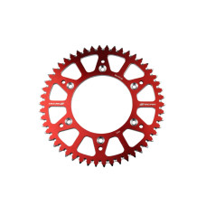 Scar racing задняя звезда алюминиевая 21050 для honda cr/crf, crf 250r ’04–’25, crf 450r ’02–’25, beta rr ’13–’25, красная