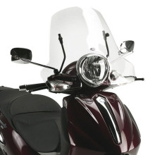 Kappa стекло piaggio beverly 500 '03-'07, beverly tourer 125/250/300/400 '08-'10 (32 x 61,5 см) прозрачное