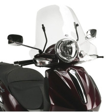 Kappa скло piaggio beverly 500 ’03–’07, beverly tourer 125/250/300/400 ’08–’10 (32 x 61,5 см) прозоре