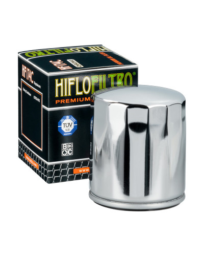 Hiflo масляный фильтр hf 174c harley-davidson v-rod (хромированный) (50)
