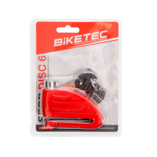 Biketec seqr замок блокировки тормозного диска – штифт 16 мм, размер корпуса 98,5 × 53,6 мм, 3 ключа