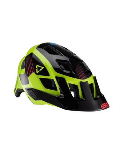 Leatt велосипедный шлем (детский) mtb allmtn 1.0 junior v22 helmet lime цвет желтый fluo/черный размер xs (50-54 cm)
