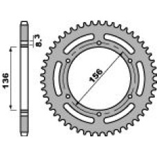 Pbr задняя звезда 830 41 c45 husqvarna te 410 '01-02, te 610 '01-04, sm 610 '98-04 (цепь 520)