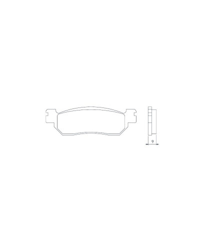 Brenta тормозные колодки kh275 (золотые) (ft 4022)