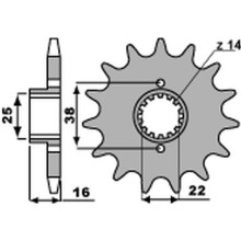 Pbr передняя звезда 490 13 18nc ducati monster 600/750/900 (jtf736.13) (цепь 520)
