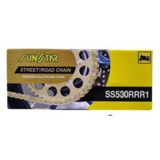 Sunstar цепь приводная 530rrr1-114g (530zvmx2) do 1400 ccm (xw ring) (48,00kn) золотая - ss530rtg1-114g - made in japan -