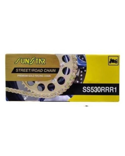 Sunstar цепь приводная 530rrr1-114g (530zvmx2) do 1400 ccm (xw ring) (48,00kn) золотая - ss530rtg1-114g - made in japan -
