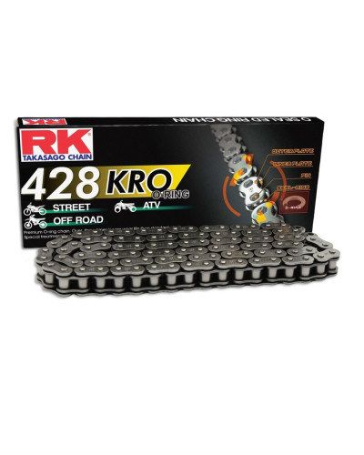 Rk цепь приводная 428kro-140 (o-ring) заклепка (clf) в наборе стандартная (объем: do 250 ccm) (24 kn)