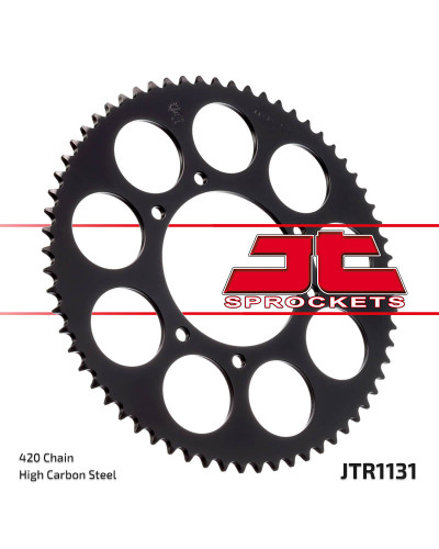 Jt задняя звезда 4402 53 derbi senda 50r/sm, aprilia rx 50, mbk 50 (440253jt) (цепь 420)