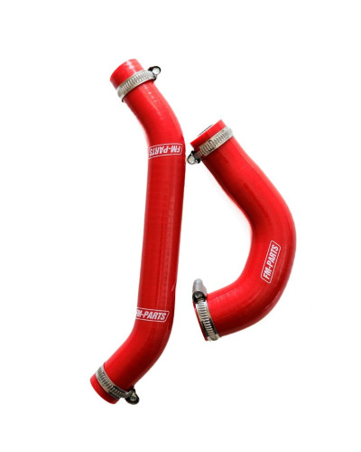 Fm-parts силиконовые шланги радиатора для ktm exc 250/300 tpi 24, husqvarna te/tei 250/300 tpi 24, gasgas ec 250/300 tpi 24 — цвет красный
