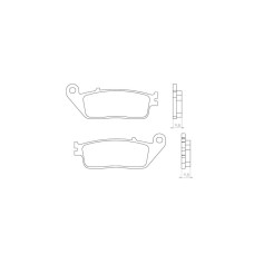 Brenta тормозные колодки kh196 (золотые) (ft 4071)