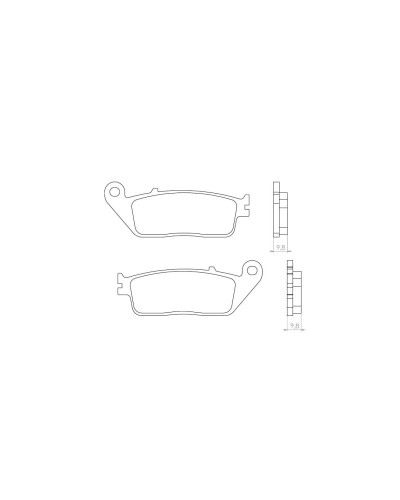 Brenta тормозные колодки kh196 (золотые) (ft 4071)