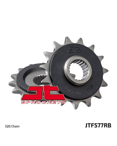 Jt передняя звезда 441 15 yamaha xt 600 '89-'98, xtz 660 '91-'98 44115jtrb) (цепь 520)