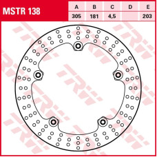 Trw zf гальмівний диск перед bmw r 1200gs/adv '08-'13 (305x181x4,5mm)