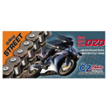 Cz ланцюг привідний 520 dzo (108 звено) o-ring bronze do 750 ccm (street) (35,6 kn) + прессованная заглушка