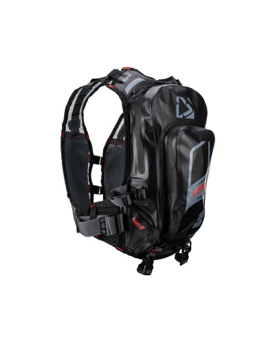Leatt camel bag (рюкзак) с гидратационной системой moto hydradri 2.0 wp hydration titanium цвет черный размер xs-xxl