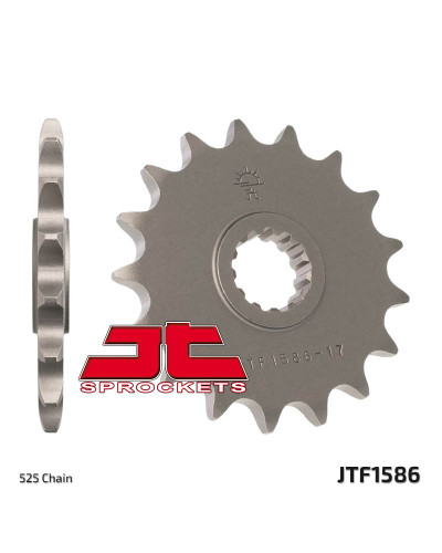 Jt передняя звезда 2142 17 yamaha tdm 850 '96-'00 (214217jt) (цепь 525)