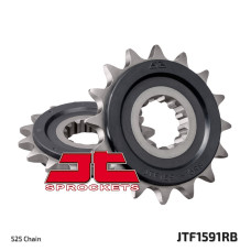 Jt передня зірка 2091 16  yamaha fz8 '10-'15, mt 09 '14-'17, mt 07 '14-'18, tdm 900 '02-'13 , mt10 16-17(209116jtrb)* (ланцюг 525)