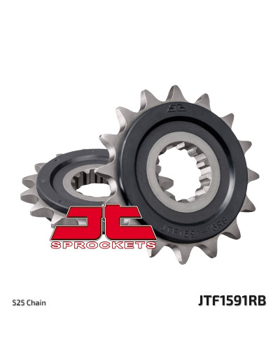 Jt передня зірка 2091 16  yamaha fz8 '10-'15, mt 09 '14-'17, mt 07 '14-'18, tdm 900 '02-'13 , mt10 16-17(209116jtrb)* (ланцюг 525)