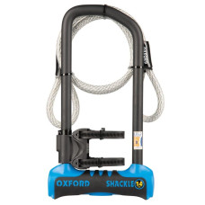Oxford протикрадіжний замок u-lock shackle 14 pro, розмір 320 × 177 мм, синій