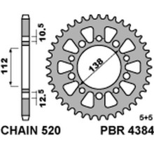 Pbr задняя звезда 4384 41 c45 honda 500f/r/x 13-16 (jtr1316.41)