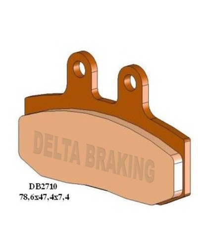 Delta braking тормозные колодки kh113/kh256 перед aprilia red rose 125 '87-'94, atlantic 500 '02-'04, sportcity 125 '04-'12, gilera dakota 350/500 '85-8 '90-'99, nsr 125 '91-'0