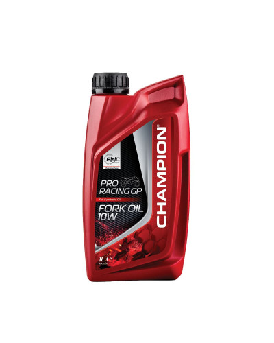 Champion олива для телескопів / амортизаторів / підвіски proracing gp fork oil 10w 1l(синтетична) (akc)