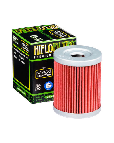 Hiflo масляный фильтр hf 972 suzuki an 250/400, yamaha yp 400 (50)