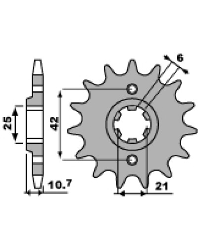 Pbr передняя звезда 338 16 18nc honda cb 650 79-84 (jtf338.16) (цепь 530)