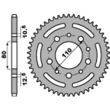 Pbr задня зірка 4350 46 c45 xrv 750 (90-92) (jtr1332.46) (ланцюг 525)