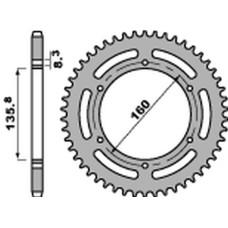 Pbr задня зірка 3552 39 c45 bmw g310 r '16-'19 (jtr5.39) (ланцюг 520) (std.-1)