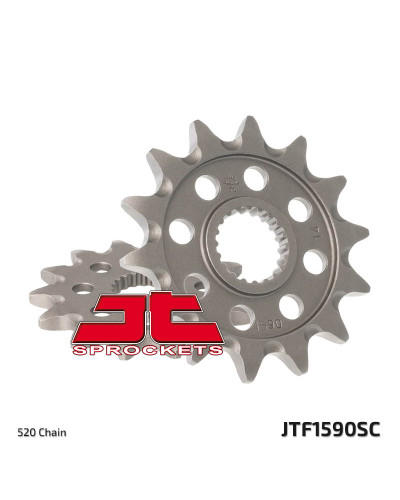 Jt передня зірка 2103 14 yamaha yzf 250 '01-'25, wr 250f '01-'25 (+1)  (210314jt) (ланцюг 520)
