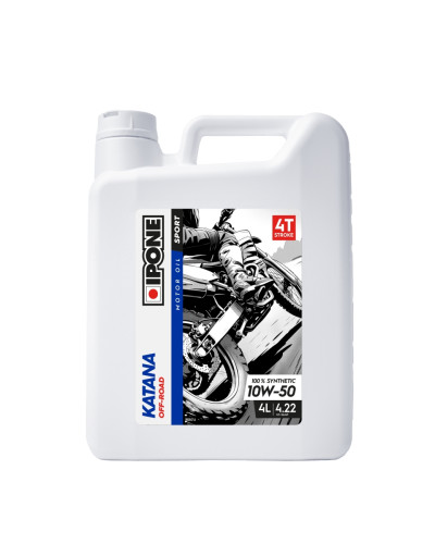Ipone katana off road 10w50 моторна олива 100% синтетика 4l (ester, ma2) (akc) (6) 